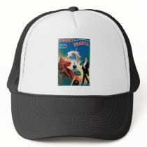 Wood's ~ Woodita Magician Vintage Magic Act Mesh Hats