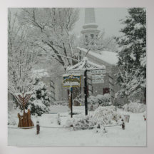 Woodstock Town Square Winter Posters
