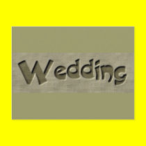 Woodsy Wedding postcards