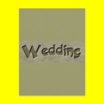 Woodsy Wedding postcards