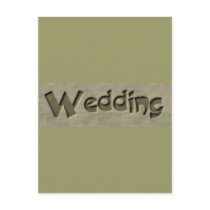 Woodsy Wedding postcards by JessicaInSeattle Woodsy Wedding postcards