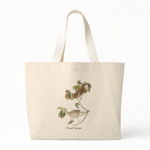 Woodthrush, John Audubon Canvas Bag