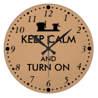 Woodturning Gift Keep Calm and Turn On Lathe