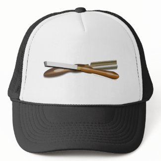 Roughing Gouge and Skew Chisel Woodturning Tools Hat