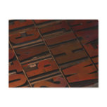 Woodtype Post Card postcards