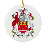 Woodward Family Crest Christmas Ornament