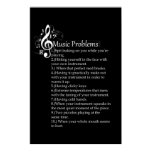 Woodwind Problems List posters
