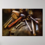 Woodworker - A Collection of Hammers Print
