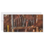 Woodworker - Old tools Rack Card Design