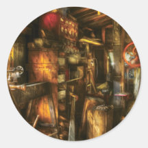 Woodworker - The workshop of a very busy person Sticker
