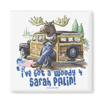 Woody 4 Palin Refrigerator Magnets