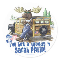 Woody 4 Palin Sticker