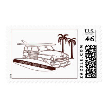 Woody's Surf Shop postage by holiday_tshirts Woody's Surf Shop postage