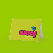 Woof Anniversary Card cards