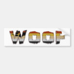 WOOF BUMPER STICKERS