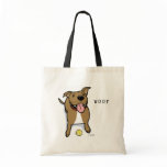 Woof Dog Canvas Bag