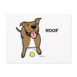Woof Dog Post Card