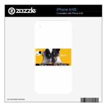 woof-Liebchen Skin For iPhone 4S