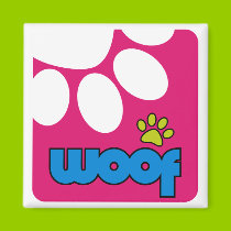 Woof Magnet magnets