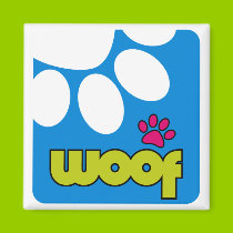 Woof Magnet magnets