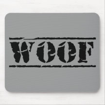 WOOF MOUSE PAD