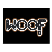 Woof Post Card