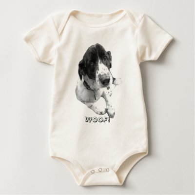 WOOF! T-shirt by Awkwardbaby