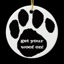 Woof Woof Holidays ornaments