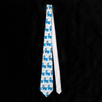 woof woof Tie by Kianmaartgallery woof woof Tie