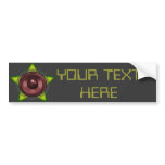 Woofer Rasta star Dub Reggae Dubstep bumper stickers