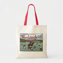 woofstock tote canvas bags