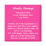 Woofy Chomps Recipe Magnet color
