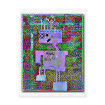 WooHoo2 ! RoBoT Postcard