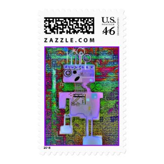 WooHoo2 ! RoBoT Sticky Stamp stamp