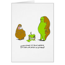 Wookie snot cake card