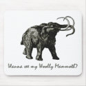 Wooley Mammoth mousepads by JaZilla Wooley Mammoth mousepads