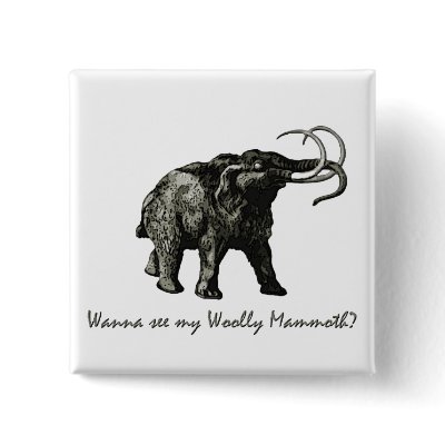 Wooley Mammoth Pin by JaZilla