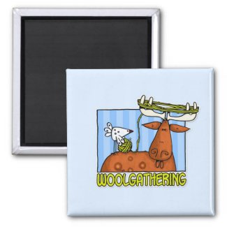 woolgathering refrigerator magnet