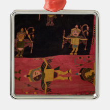 Woollen fabric christmas tree ornament