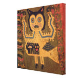 Woollen figure of a jaguar, Paracas Culture Canvas Prints