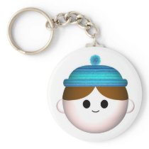 Woolly hat keychain