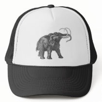 Woolly Mammoth Antique Print Hats