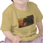 Woolly Mammoth Antique Print t-shirts
