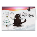 Woolly Mammoth Holiday Card