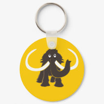 Woolly Mammoth Keychain by haywiregraphics Woolly Mammoth Keychain