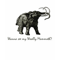 Woolly Mammoth t-shirts by JaZilla Woolly Mammoth t-shirts