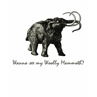Woolly Mammoth T Shirt by JaZilla