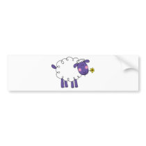 Woolly sheep bumper stickers