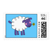 Woolly sheep stamp