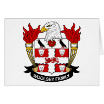 Woolsey Family Crest cards by coatsofarms Woolsey Family Crest cards